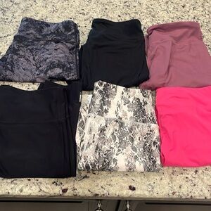 6 pairs of xl workout pants